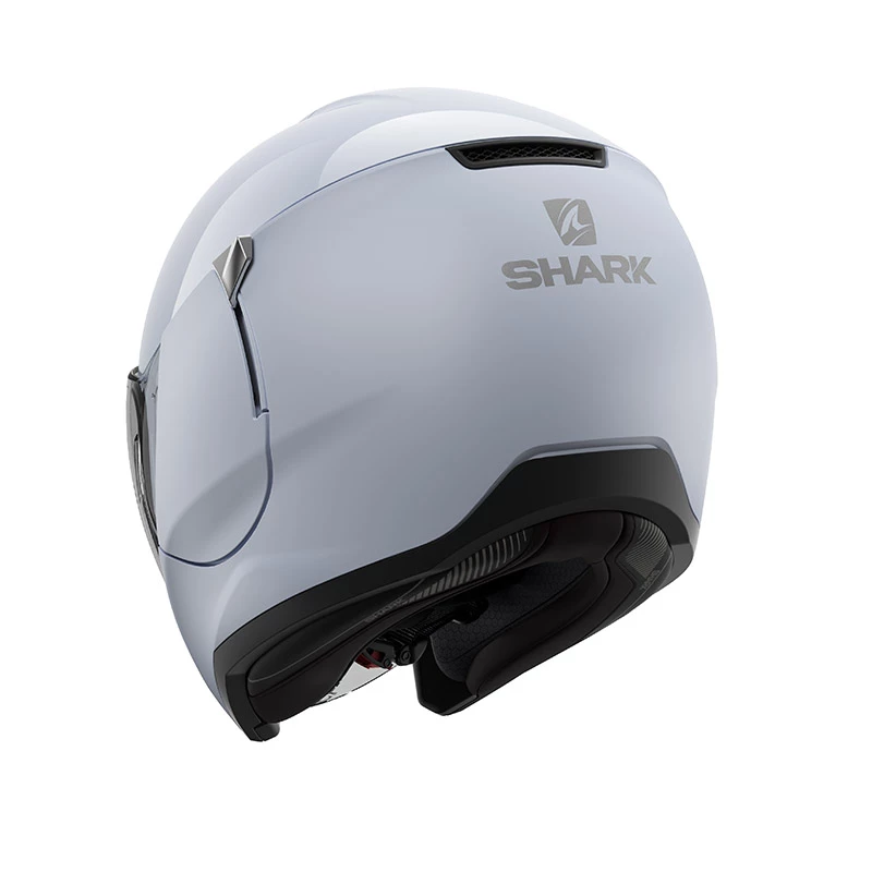 Policarbonato Casco Shark Citycruiser Dual Blank Bianco Argento 4 Policarbonato Casco Shark Citycruiser Dual Blank Bianco Argento - immagine 2