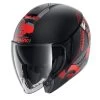 Policarbonato Casco Shark Citycruiser Genom Mat Nero Rosso