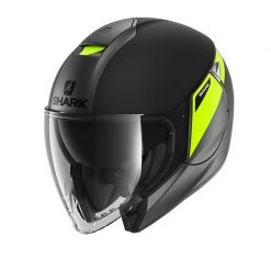 Policarbonato Casco Shark Citycruiser Karonn Mat Nero Giallo