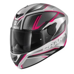 Policarbonato Casco Shark D-skwal 2 Daven Mat Nero Viola