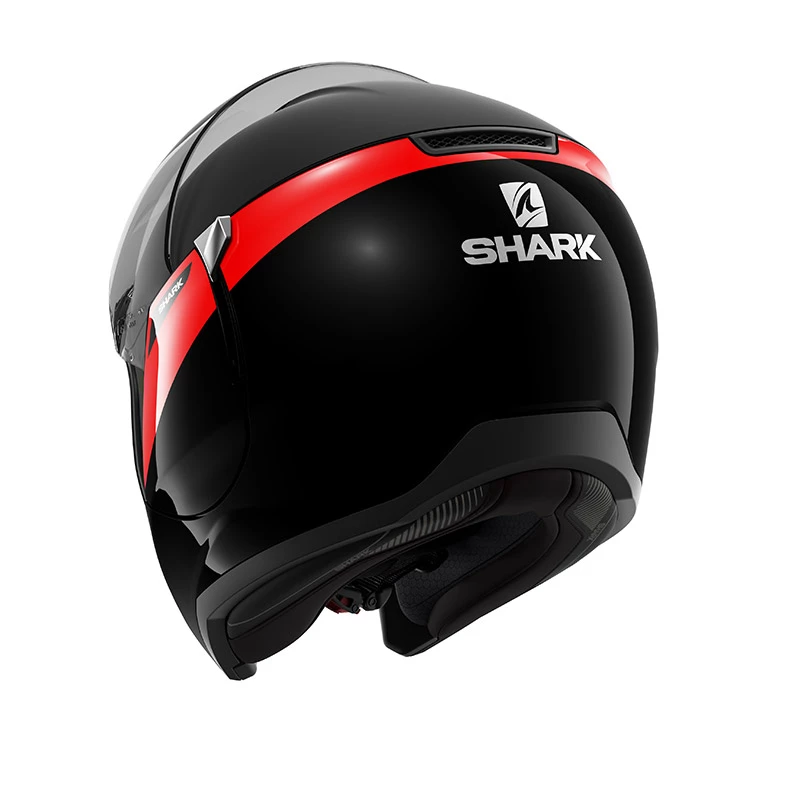 Policarbonato Casco Modulare Shark Evo Jet Karonn Mat Rosso Nero 6 Policarbonato Casco Modulare Shark Evo Jet Karonn Mat Rosso Nero - immagine 4