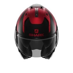 Policarbonato Casco Modulare Shark Evo Es Endless Mat Rosso Nero -Negozio al dettaglio Shark shark evoes endless mat rosso 4