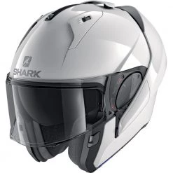 Policarbonato Casco Modulare Shark Evo Es Blank Bianco
