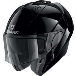 Policarbonato Casco Modulare Shark Evo Es Blank Nero