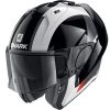 Policarbonato Casco Modulare Shark Evo Es Endless Bianco Rosso