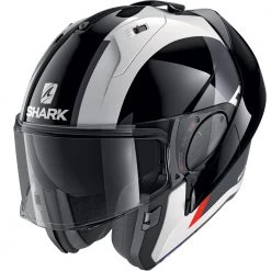 Policarbonato Casco Modulare Shark Evo Es Endless Bianco Rosso