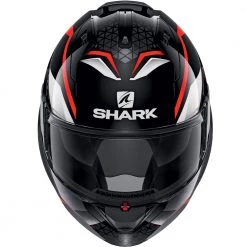 Policarbonato Casco Modulare Shark Evo Es Yari Nero Rosso Bianco -Negozio al dettaglio Shark shark evoesyari nerorosso 4