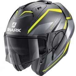 Policarbonato Casco Modulare Shark Evo Es Yari Mat Giallo