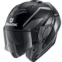 Policarbonato Casco Modulare Shark Evo Es Yari Mat Nero