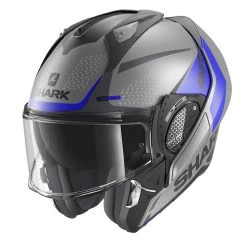 Policarbonato Casco Modulare Shark Evo Gt Encke Mat Blu
