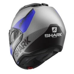 Policarbonato Casco Modulare Shark Evo Gt Encke Mat Blu -Negozio al dettaglio Shark shark evogt enckemat helmet blu 3