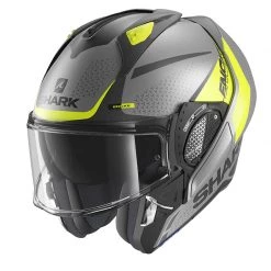 Policarbonato Casco Modulare Shark Evo Gt Encke Mat Giallo