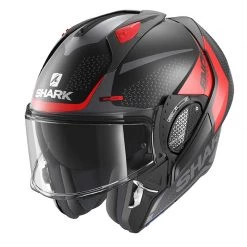 Policarbonato Casco Modulare Shark Evo Gt Encke Mat Rosso