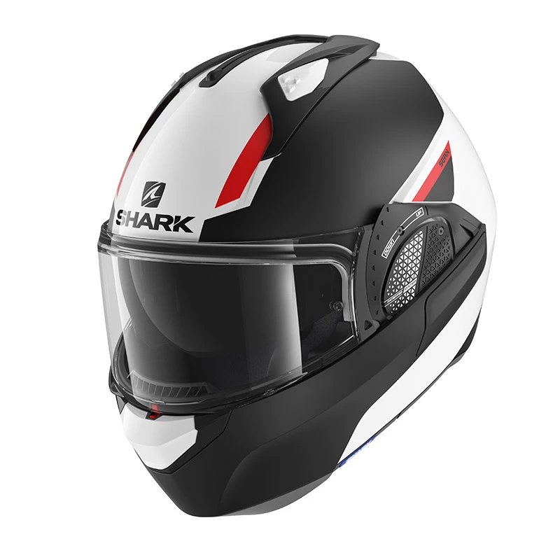 Policarbonato Casco Modulare Shark Evo Gt Sean Nero Rosso 4 Policarbonato Casco Modulare Shark Evo Gt Sean Nero Rosso - immagine 2