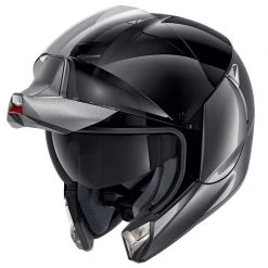 Policarbonato Casco Modulare Shark Evo Jet Dual Blank Grigio