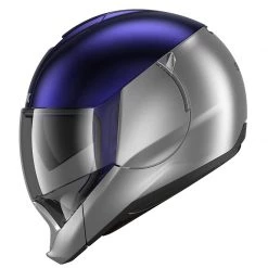 Policarbonato Casco Modulare Shark Evo Jet Dual Blank Mat Blu -Negozio al dettaglio Shark shark evojet dualblankmat blu 4