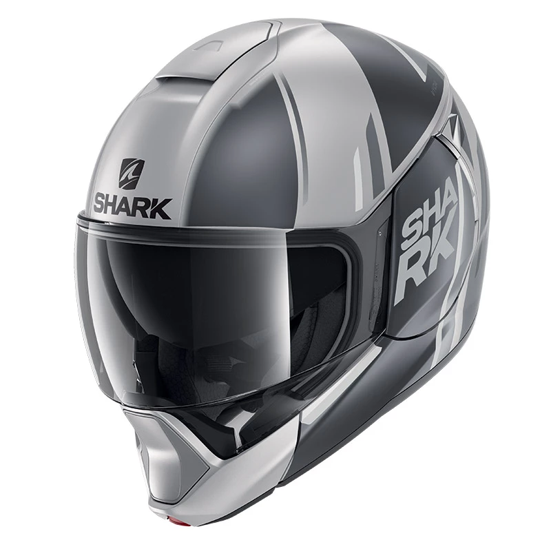 Policarbonato Casco Modulare Shark Evo Jet Vyda Mat Argento 4 Policarbonato Casco Modulare Shark Evo Jet Vyda Mat Argento - immagine 2