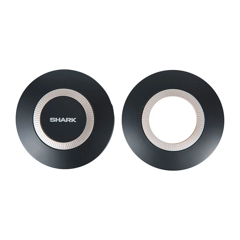 Supporti Visiera Placchette Laterali Shark Nano Nero 3 Supporti Visiera Placchette Laterali Shark Nano Nero