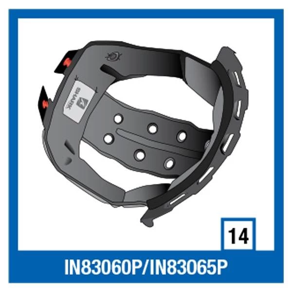 Interni Shark Cuffia Race-r Bamboo Rosso 3 Interni Shark Cuffia Race-r Bamboo Rosso