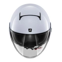 Policarbonato Casco Shark Nano Blank Bianco Argento -Negozio al dettaglio Shark shark nano blank biancoargento 3