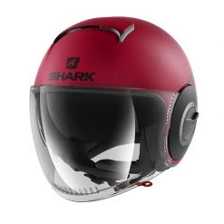 Policarbonato Casco Shark Nano Street Neon Mat Rosso