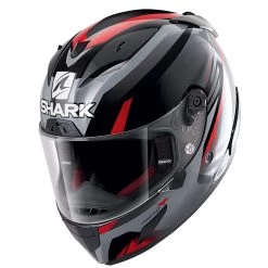 Fibra Casco Shark Race R Pro Aspy Nero Rosso
