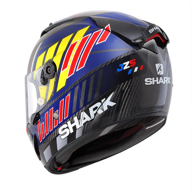 Fibra Shark Race R Pro Carbon Replica Zarco Speedblock Blu 5 Fibra Shark Race R Pro Carbon Replica Zarco Speedblock Blu - immagine 3