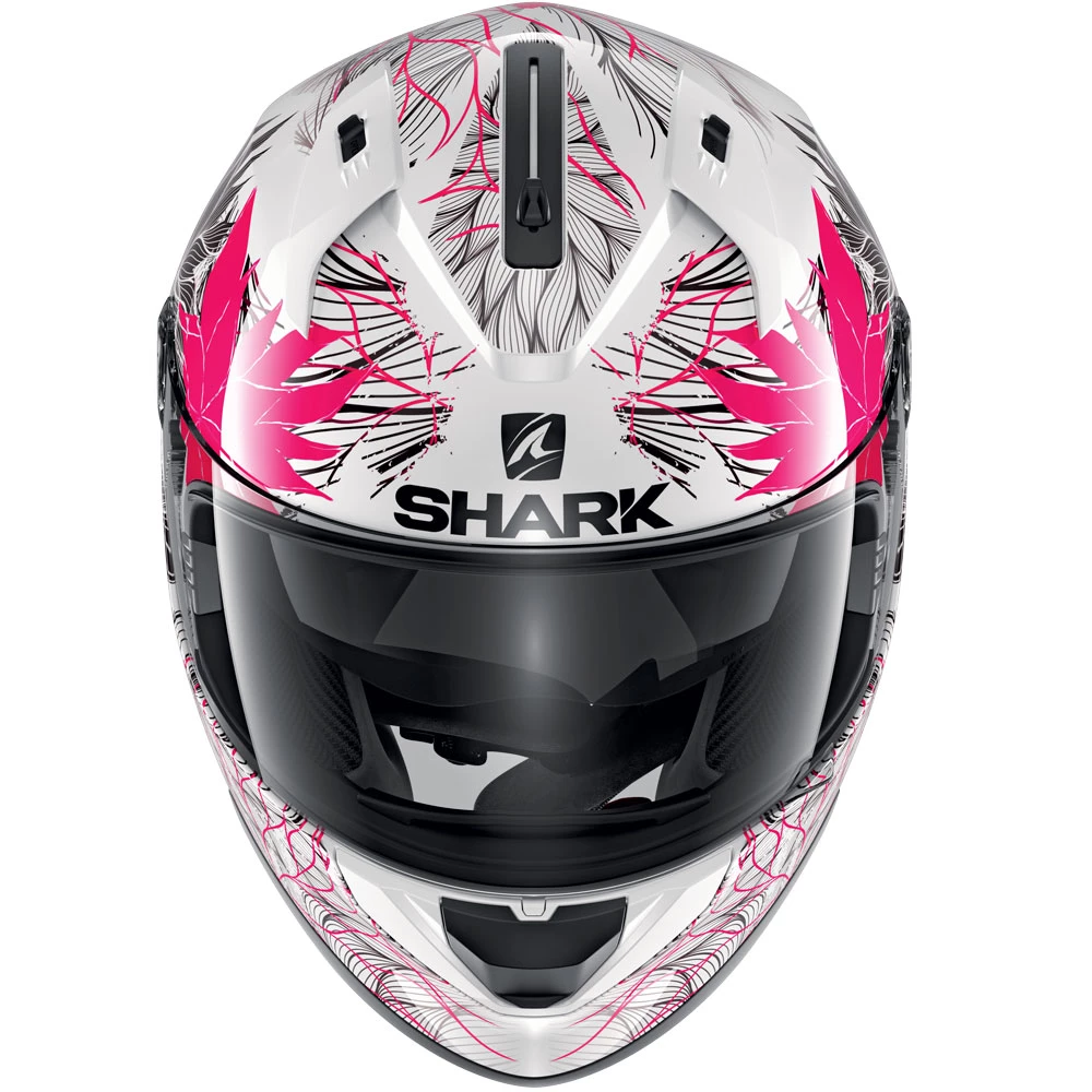 Policarbonato Casco Shark Ridill 1.2 Nelum Bianco Violet 5 Policarbonato Casco Shark Ridill 1.2 Nelum Bianco Violet - immagine 3