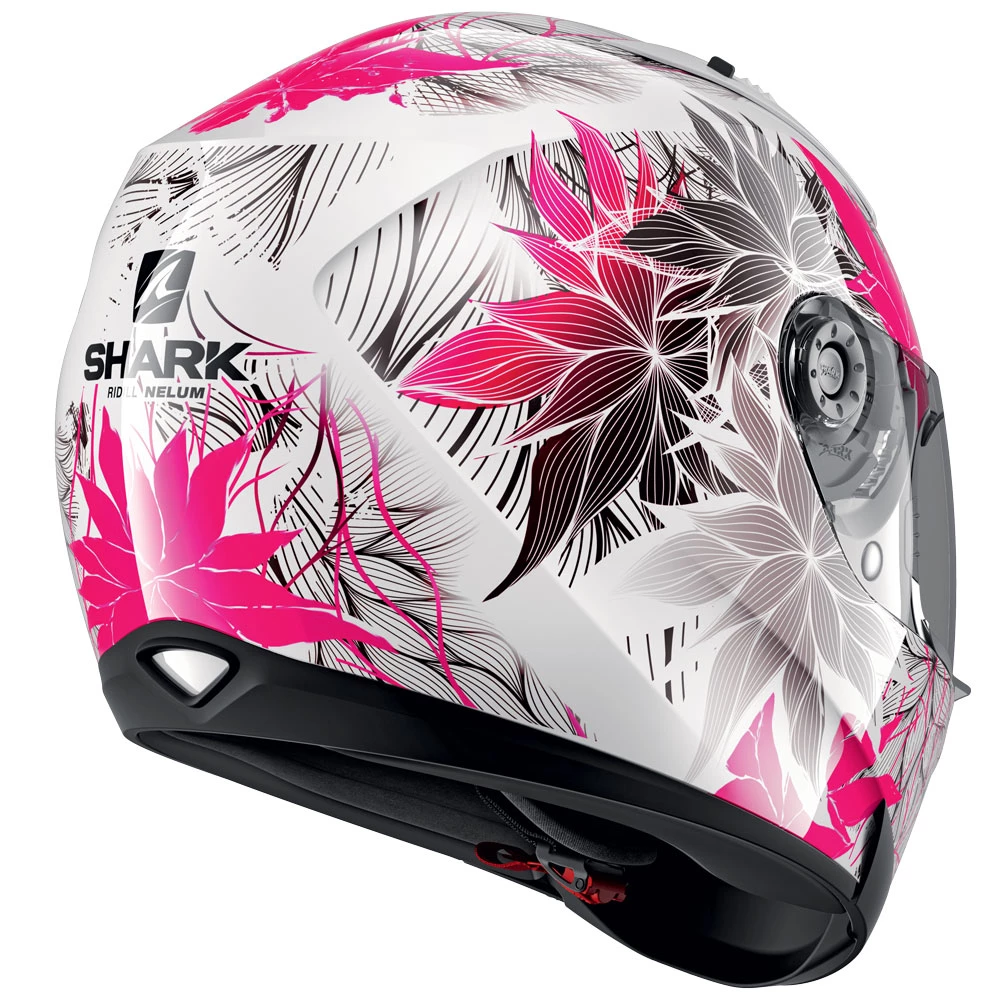 Policarbonato Casco Shark Ridill 1.2 Nelum Bianco Violet 7 Policarbonato Casco Shark Ridill 1.2 Nelum Bianco Violet - immagine 5