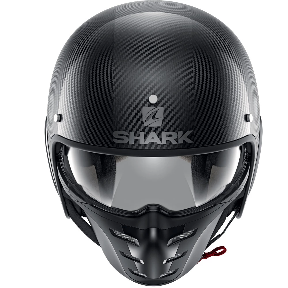 Fibra Casco Shark S-drak Carbon 2 Skin Nero 4 Fibra Casco Shark S-drak Carbon 2 Skin Nero - immagine 2