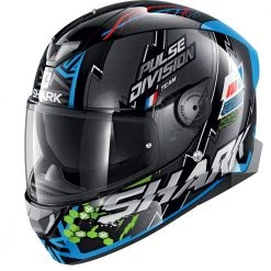 Policarbonato Casco Shark Skwal 2.2 Noxxys Nero Blu Verde