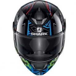 Policarbonato Casco Shark Skwal 2.2 Noxxys Nero Blu Verde -Negozio al dettaglio Shark shark skwal22noxxys blu 3