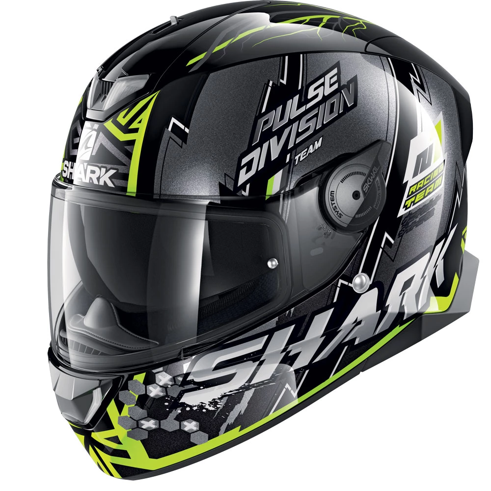 Policarbonato Casco Shark Skwal 2.2 Noxxys Nero Giallo Argento 3 Policarbonato Casco Shark Skwal 2.2 Noxxys Nero Giallo Argento