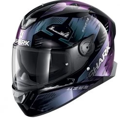 Policarbonato Casco Shark Skwal 2.2 Venger Nero Glitter