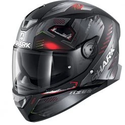 Policarbonato Casco Shark Skwal 2.2 Venger Mat Nero Rosso