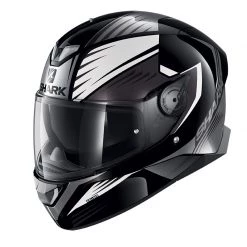 Policarbonato Casco Shark Skwal 2 Hallder Nero Bianco