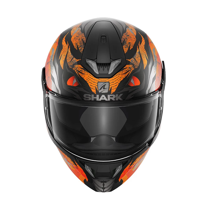 Policarbonato Casco Shark Skwal 2 Replica Iker Lecuona Mat Arancio 5 Policarbonato Casco Shark Skwal 2 Replica Iker Lecuona Mat Arancio - immagine 3