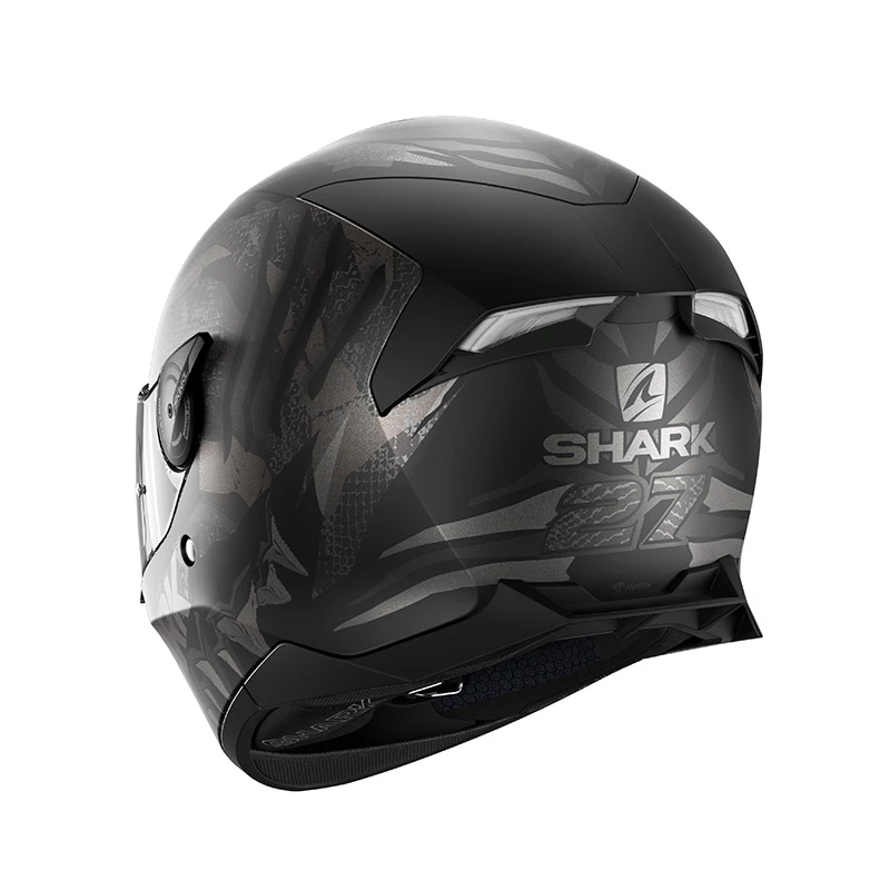 Policarbonato Casco Shark Skwal 2 Replica Iker Lecuona Mat Nero 4 Policarbonato Casco Shark Skwal 2 Replica Iker Lecuona Mat Nero - immagine 2