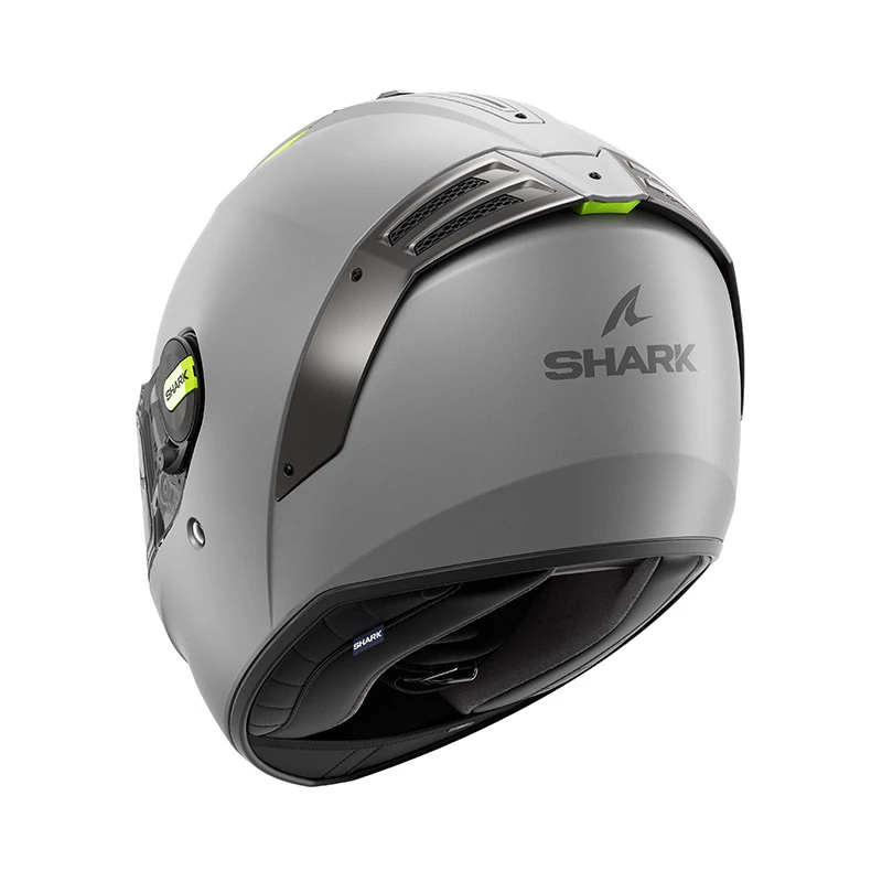 Fibra Casco Shark Spartan Rs Blank Sp Mat Argento Giallo 4 Fibra Casco Shark Spartan Rs Blank Sp Mat Argento Giallo - immagine 2