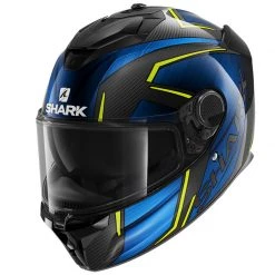 Fibra Casco Shark Spartan Gt Carbon Kromium Blu