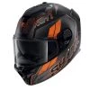Fibra Casco Shark Spartan Gt Ryser Mat Nero Arancio