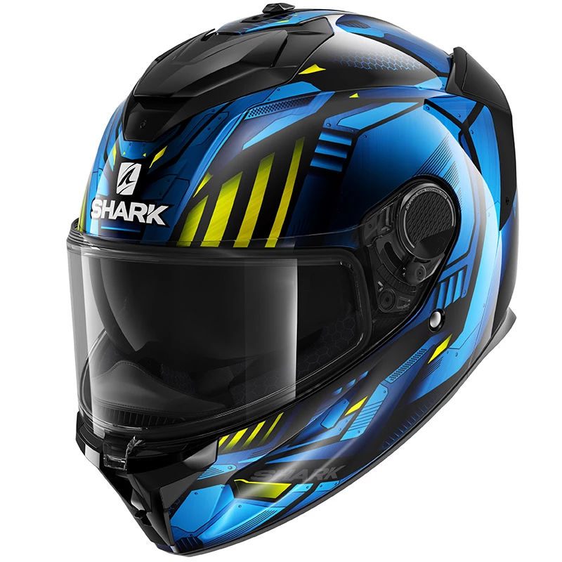 Fibra Casco Shark Spartan Gt Replikan Blu Chrome 3 Fibra Casco Shark Spartan Gt Replikan Blu Chrome