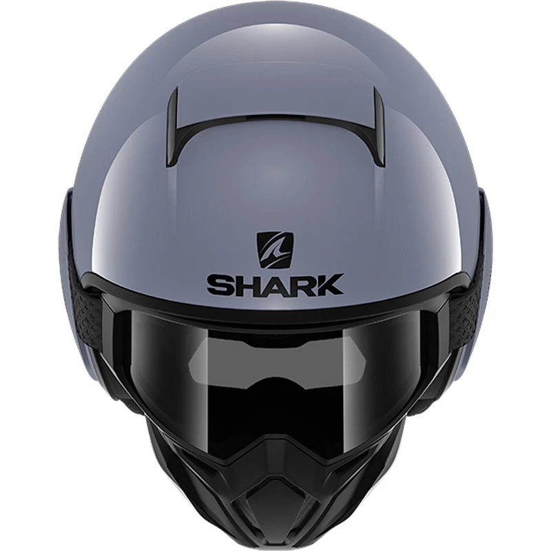 Policarbonato Casco Shark Street Drak Blank Grigio 4 Policarbonato Casco Shark Street Drak Blank Grigio - immagine 2